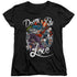 BATMAN/DEATH BY LOVE - S/S WOMENS TEE - BLACK