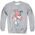 BATMAN/PROFILING - ADULT CREWNECK SWEATSHIRT - ATHLETIC HEATHER