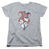 BATMAN/PROFILING - S/S WOMENS TEE - ATHLETIC HEATHER