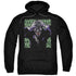 BATMAN/INSANITY - ADULT PULLOVER HOODIE - BLACK