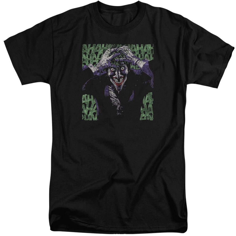 BATMAN/INSANITY - S/S ADULT TALL 18/1 - BLACK