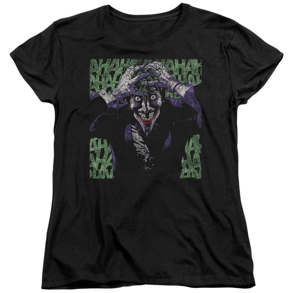 BATMAN/INSANITY - S/S WOMENS TEE - BLACK