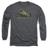 BATMAN/GOTHAM SKYLINE -  L/S ADULT 18/1  - CHARCOAL