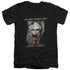 BATMAN/JUST FOR LAUGHS - S/S ADULT V-NECK 30/1 - BLACK