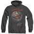 BATMAN/LOOKING GOOD - ADULT HEATHER HOODIE - BLACK