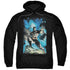 BATMAN/STORMY DARK KNIGHT - ADULT PULLOVER HOODIE - BLACK