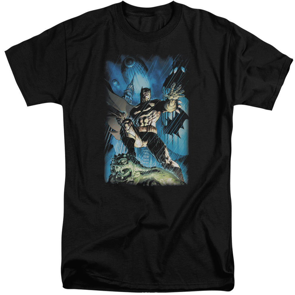 BATMAN/STORMY DARK KNIGHT - S/S ADULT TALL 18/1 - BLACK