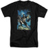 BATMAN/STORMY DARK KNIGHT - S/S ADULT TALL 18/1 - BLACK