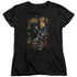 BATMAN/GRAPPLE FIRE - S/S WOMENS TEE - BLACK