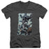 BATMAN/PUNCH - S/S ADULT V-NECK 30/1 - CHARCOAL