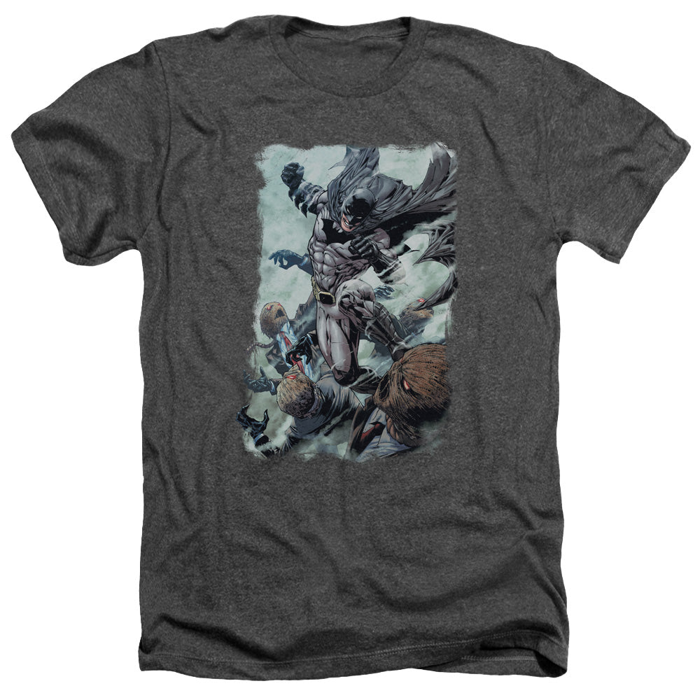 BATMAN/PUNCH - ADULT HEATHER - CHARCOAL