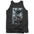 BATMAN/PUNCH - ADULT TANK - CHARCOAL