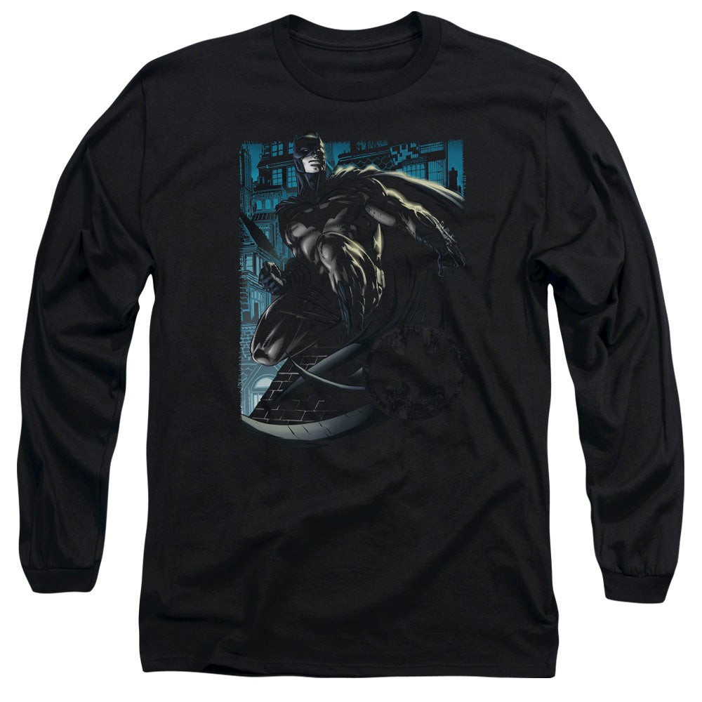 BATMAN/KNIGHT FALLS IN GOTHAM -  L/S ADULT 18/1  - BLACK