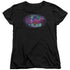 BATMAN/GALAXIES SIGNAL - S/S WOMENS TEE - BLACK