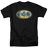 BATMAN/TIE DYE 3 - S/S ADULT 18/1  -  BLACK