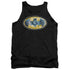 BATMAN/TIE DYE 3 - ADULT TANK - BLACK