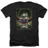 BATMAN ARKHAM ASYLUM/SPLIT LIP - ADULT HEATHER - BLACK