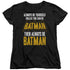 BATMAN/BE BATMAN - S/S WOMENS TEE - BLACK