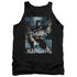 BATMAN/FIGHTING THE STORM - ADULT TANK - BLACK
