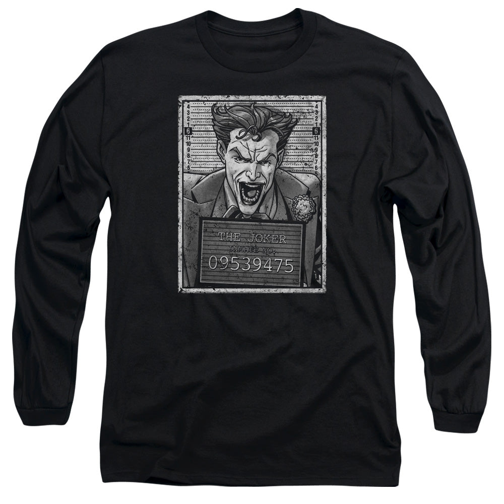 BATMAN/JOKER INMATE -  L/S ADULT 18/1  - BLACK