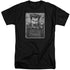 BATMAN/JOKER INMATE - S/S ADULT TALL 18/1 - BLACK