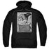 BATMAN/HARLEY INMATE - ADULT PULLOVER HOODIE - BLACK