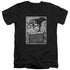 BATMAN/HARLEY INMATE - S/S ADULT V-NECK 30/1 - BLACK