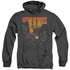 BATMAN/ALWAYS ON CALL - ADULT HEATHER HOODIE - BLACK