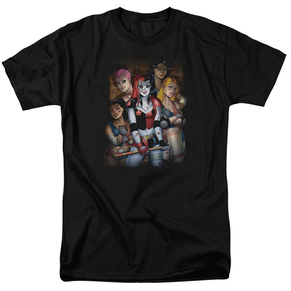 BATMAN/BAD GIRLS - S/S ADULT 18/1 - BLACK