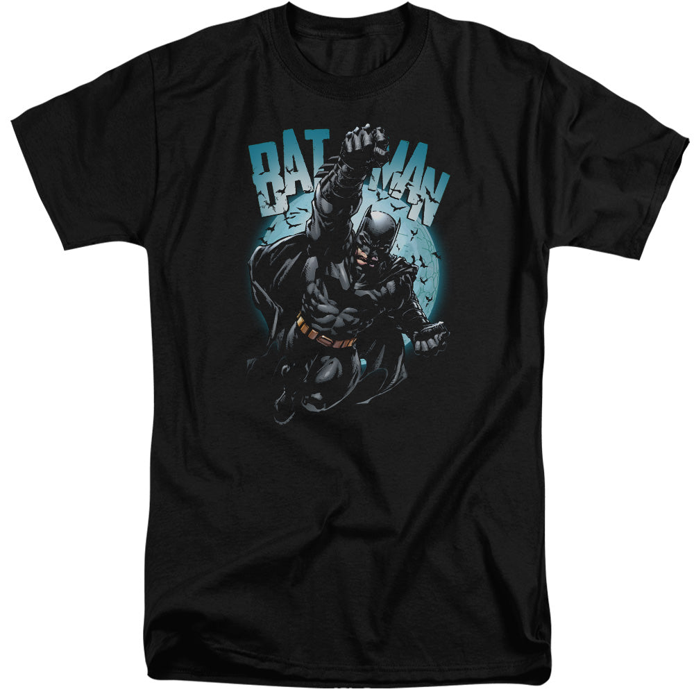BATMAN/MOON KNIGHT - S/S ADULT TALL 18/1 - BLACK