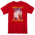 BATMAN/BEAR WRASTLING - S/S ADULT 18/1 - RED