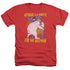 BATMAN/BEAR WRASTLING - ADULT HEATHER - RED