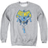 BATMAN/VINTAGE RUN - ADULT CREWNECK SWEATSHIRT - ATHLETIC HEATHER