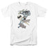 BATMAN/HALFTONE SWING - S/S ADULT 18/1 - WHITE