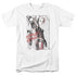 BATMAN/INK WASH HARLEY - S/S ADULT 18/1 - WHITE