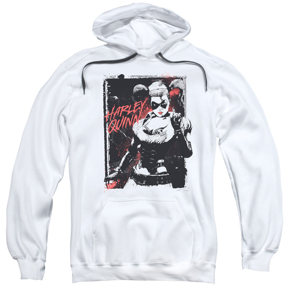 BATMAN/HOUSE CALL - ADULT PULLOVER HOODIE - WHITE