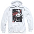 BATMAN/HOUSE CALL - ADULT PULLOVER HOODIE - WHITE