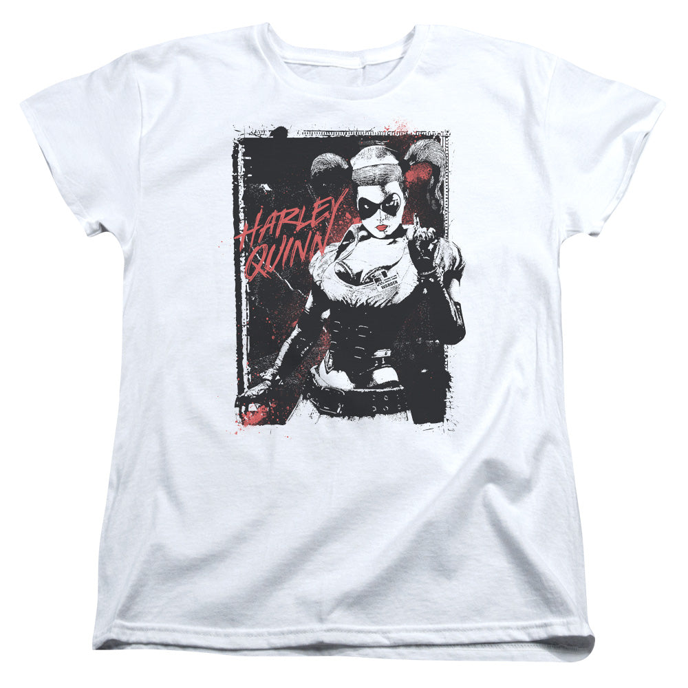 BATMAN/HOUSE CALL - S/S WOMENS TEE - WHITE