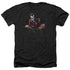 BATMAN/STRAIGHT JACKET - ADULT HEATHER - BLACK