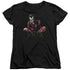 BATMAN/STRAIGHT JACKET - S/S WOMENS TEE - BLACK