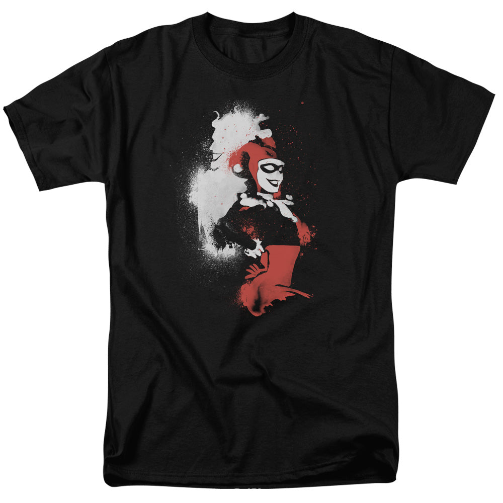 BATMAN/SPLATTERED COUPLE - S/S ADULT 18/1 - BLACK