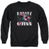 BATMAN/HARLEY BOLD - ADULT CREWNECK SWEATSHIRT - BLACK