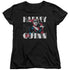 BATMAN/HARLEY BOLD - S/S WOMENS TEE - BLACK