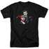 BATMAN/JOKER & HARLEY - S/S ADULT 18/1 - BLACK