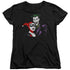 BATMAN/JOKER & HARLEY - S/S WOMENS TEE - BLACK