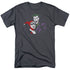 BATMAN/JOKER & HARLEY - S/S ADULT 18/1 - CHARCOAL