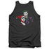 BATMAN/JOKER & HARLEY - ADULT TANK - CHARCOAL
