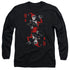 BATMAN/QUINN OF DIAMONDS -  L/S ADULT 18/1  - BLACK