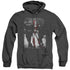 BATMAN/ARREST - ADULT HEATHER HOODIE - BLACK
