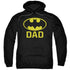 BATMAN/BAT DAD - ADULT PULLOVER HOODIE - BLACK